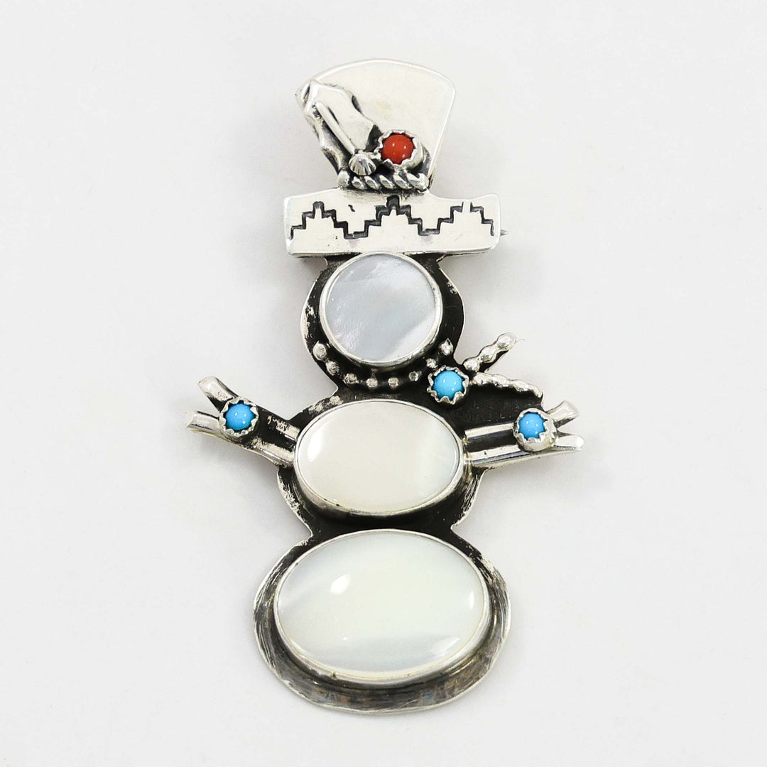 Snowman Pin