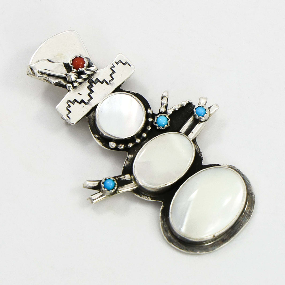Snowman Pin