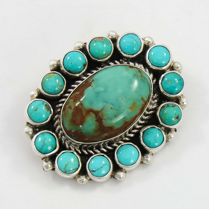 Turquoise Cluster Pin