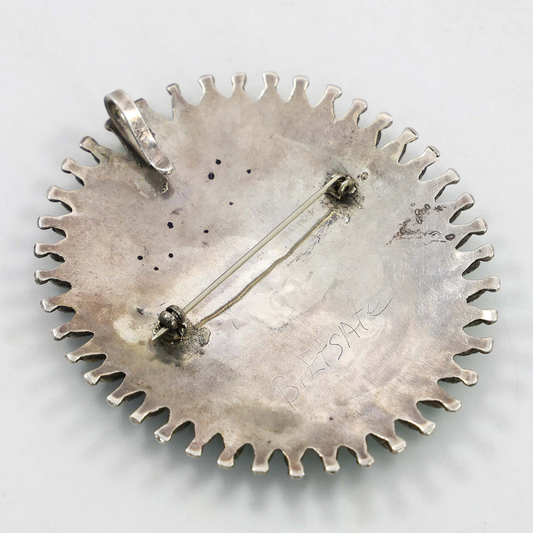 1980s Turquoise Pin and Pendant