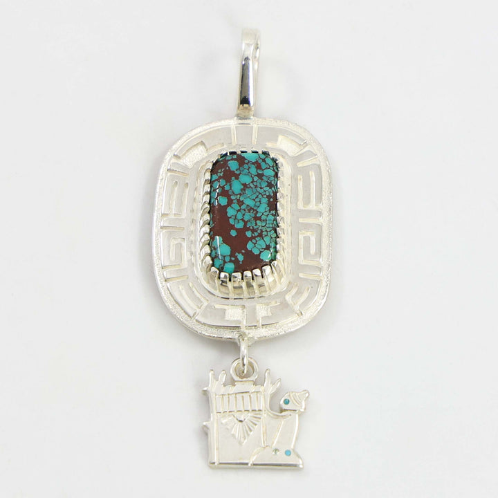 Number Eight Turquoise Pendant