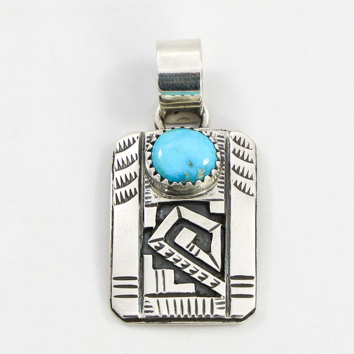 Blue Bird Turquoise Pendant