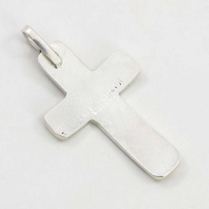 Chip Inlay Cross Pendant