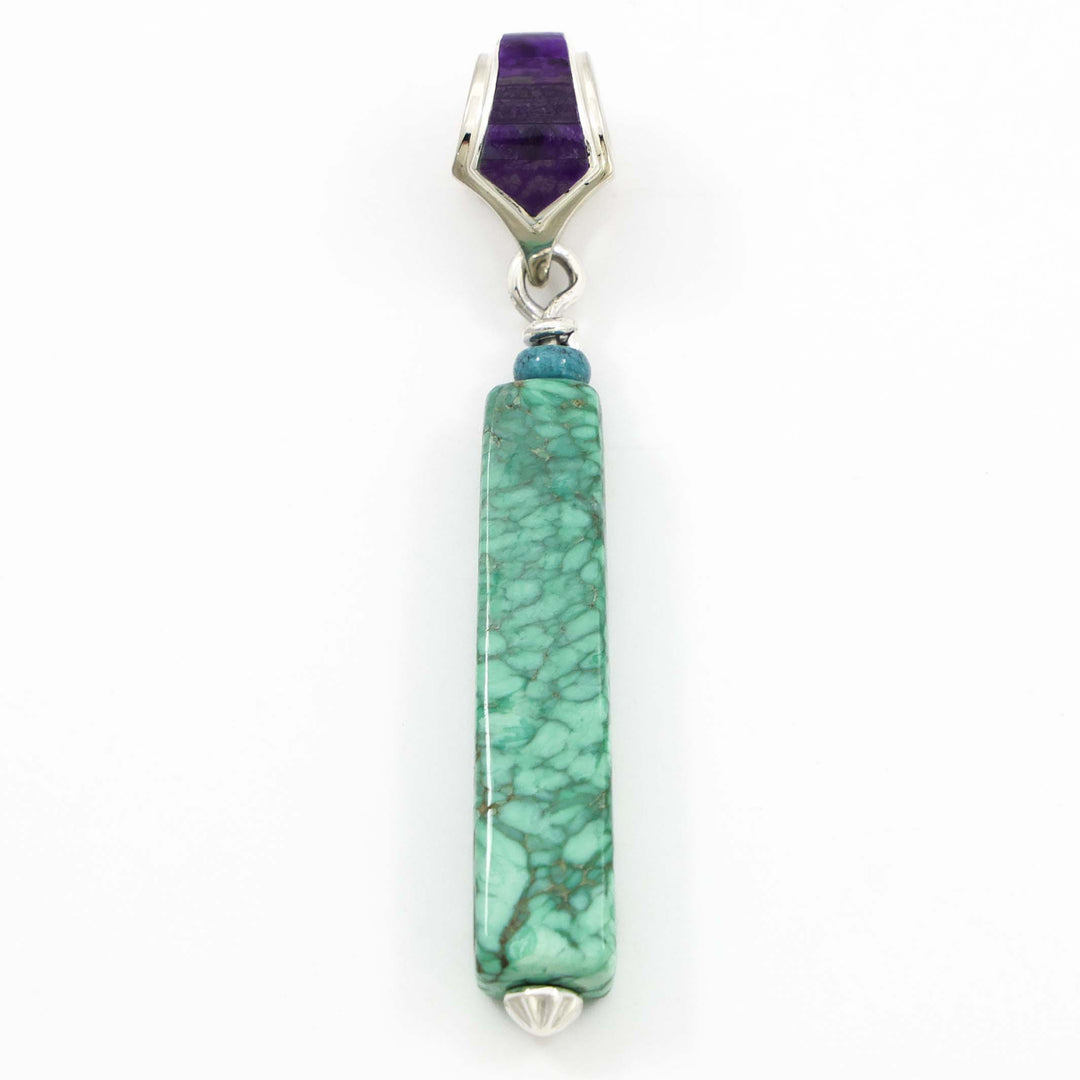 Sugilite and Variscite Pendant