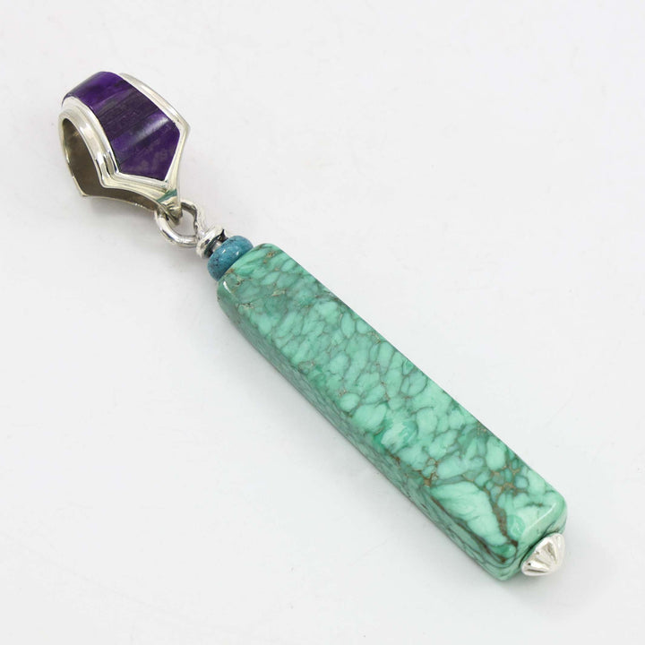 Sugilite and Variscite Pendant