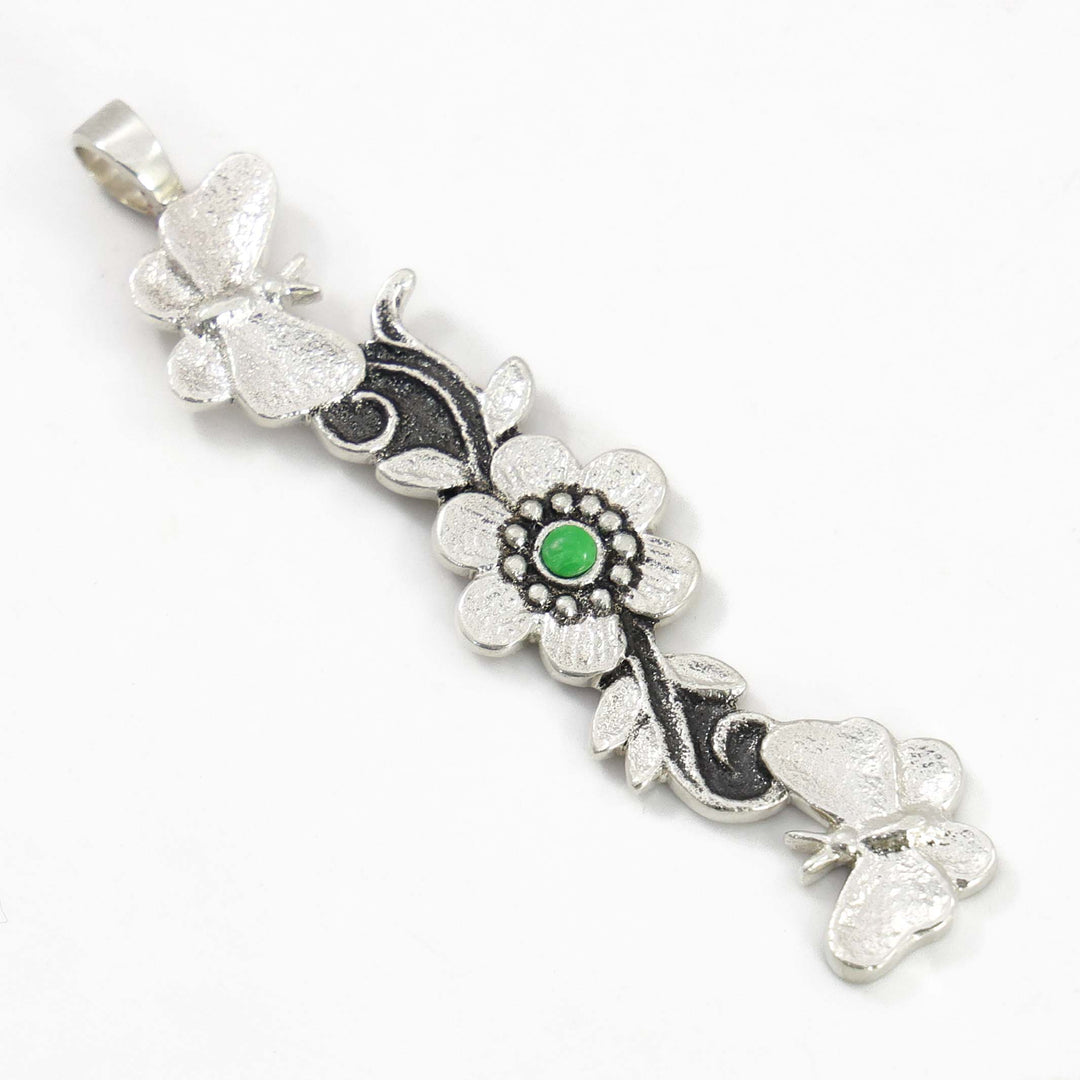 Turquoise Flower Pendant