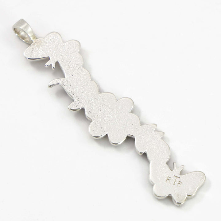 Turquoise Flower Pendant