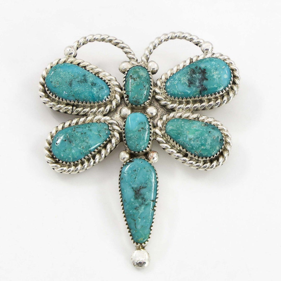 Turquoise Dragonfly Pin and Pendant