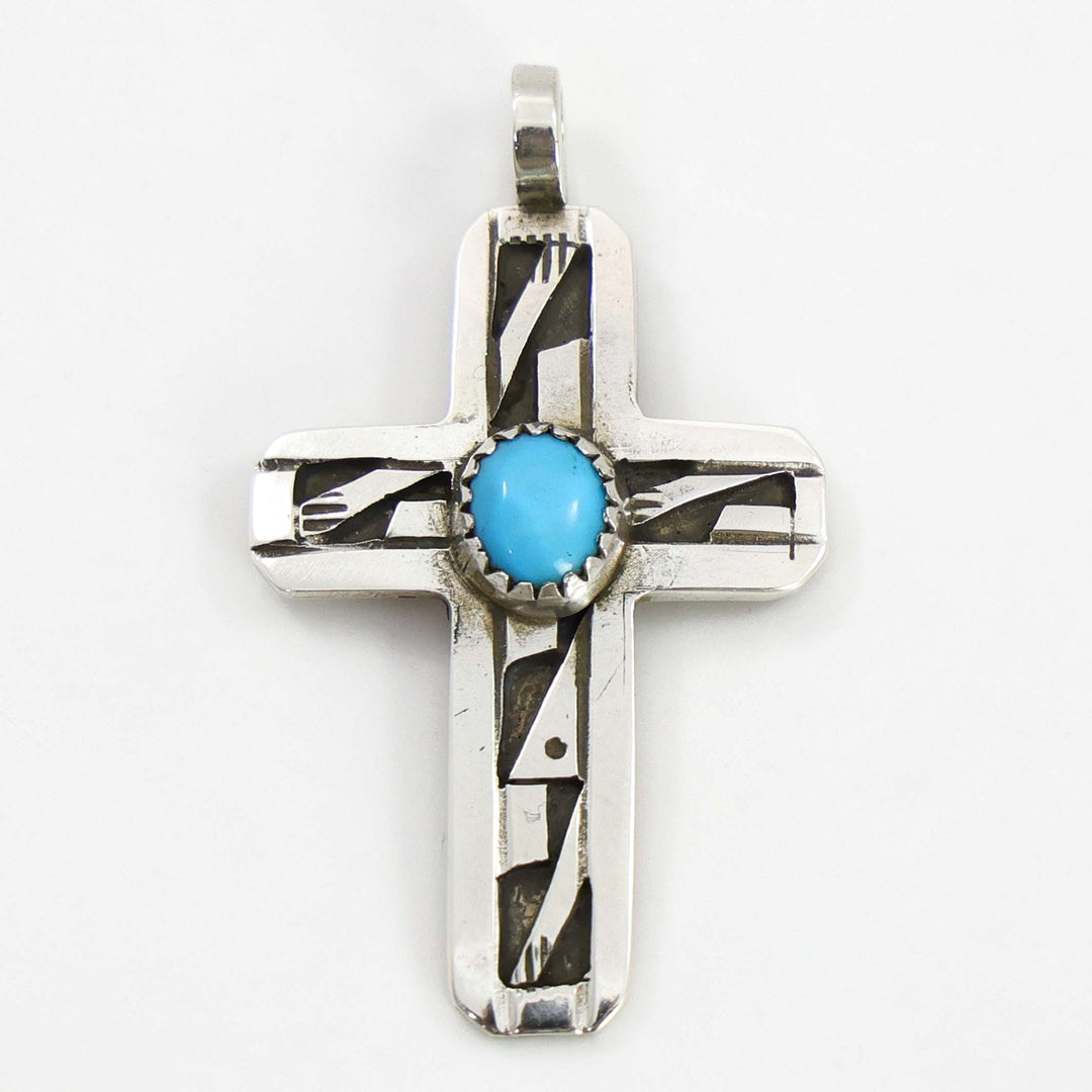 Turquoise Cross Pendant