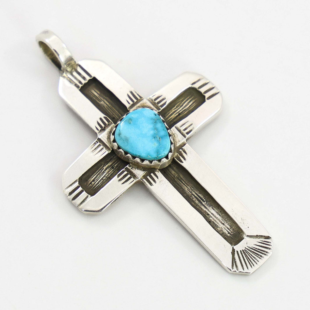 Turquoise Cross Pendant