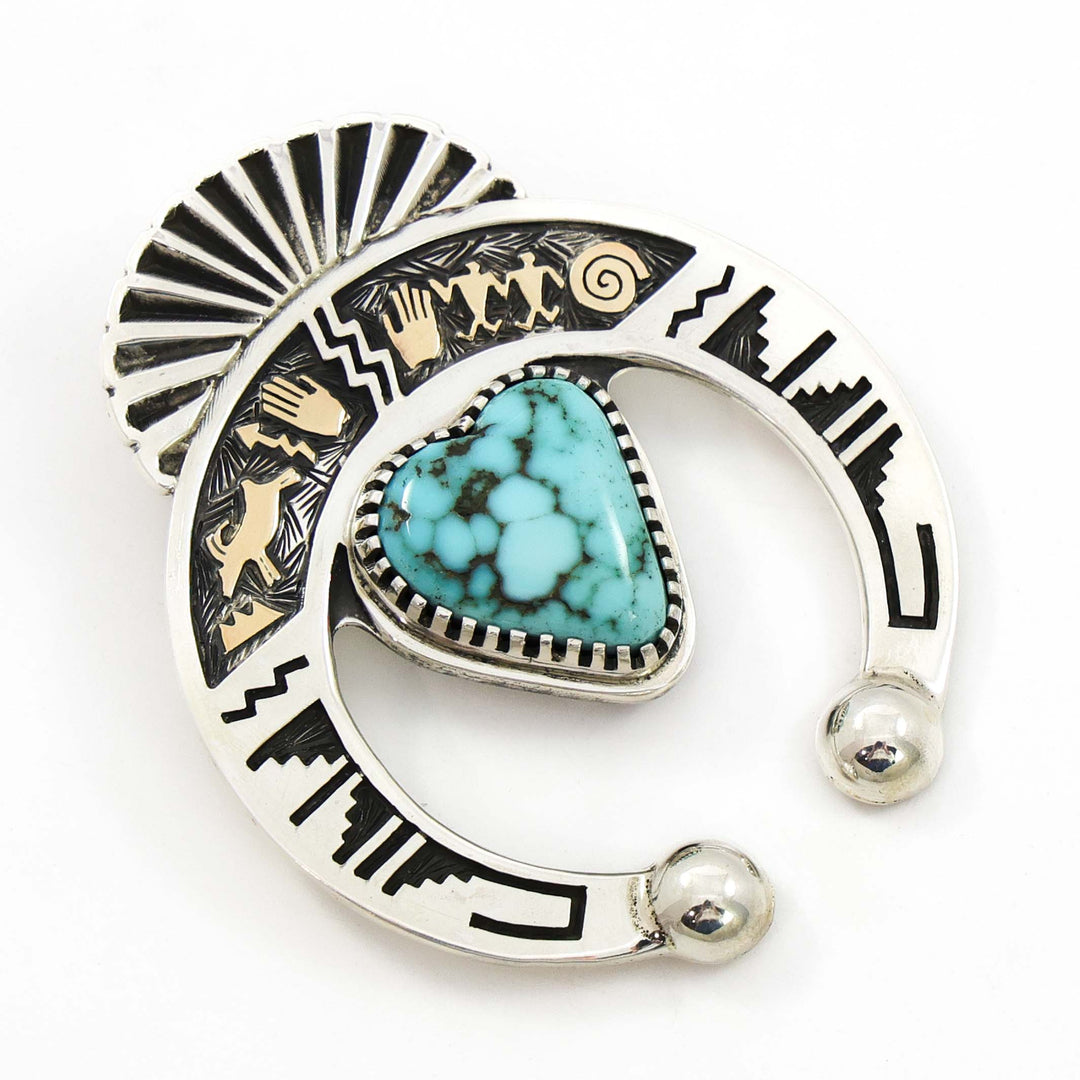 Turquoise Naja Pendant