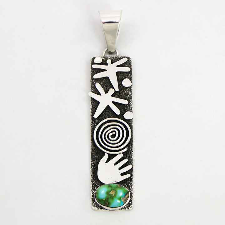 Sonoran Gold Turquoise Pendant