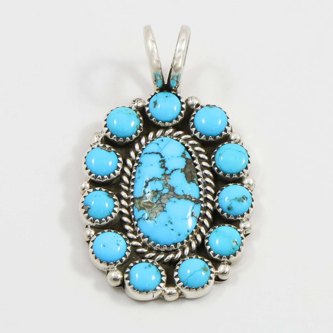 Sleeping Beauty Turquoise Pendant