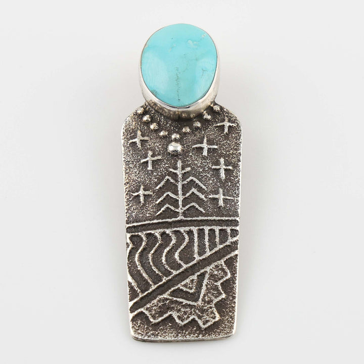 Sleeping Beauty Turquoise Pendant