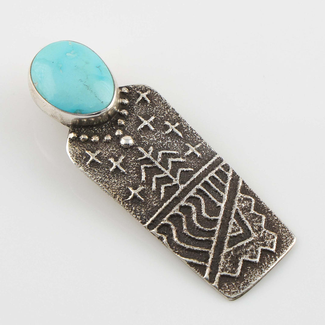 Sleeping Beauty Turquoise Pendant