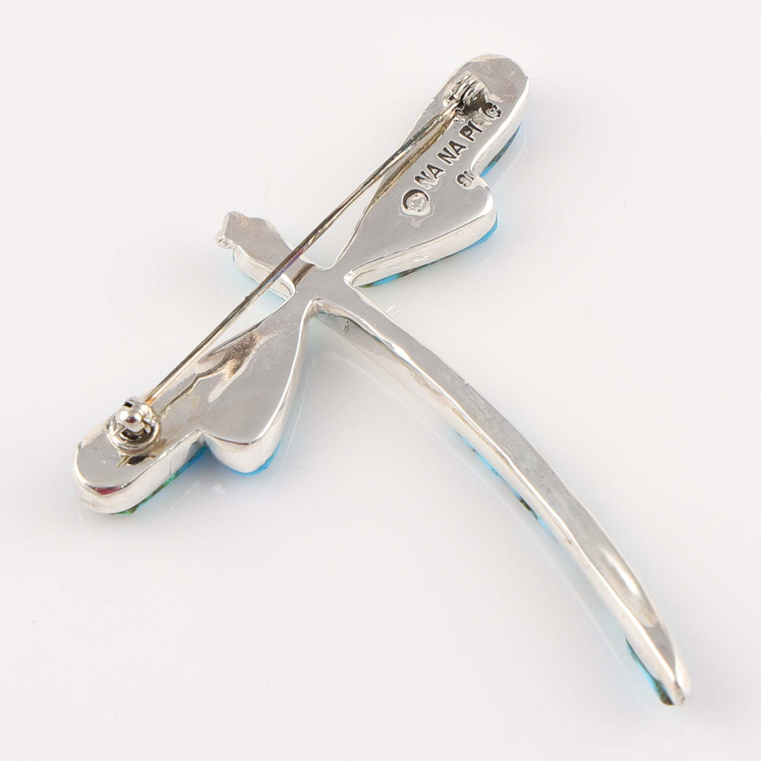 Turquoise Dragonfly Pin