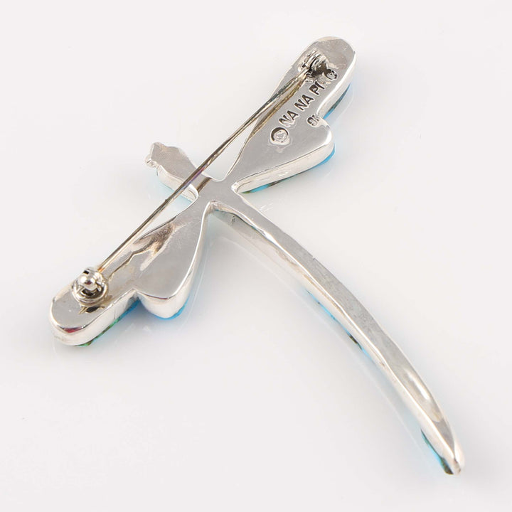 Turquoise Dragonfly Pin