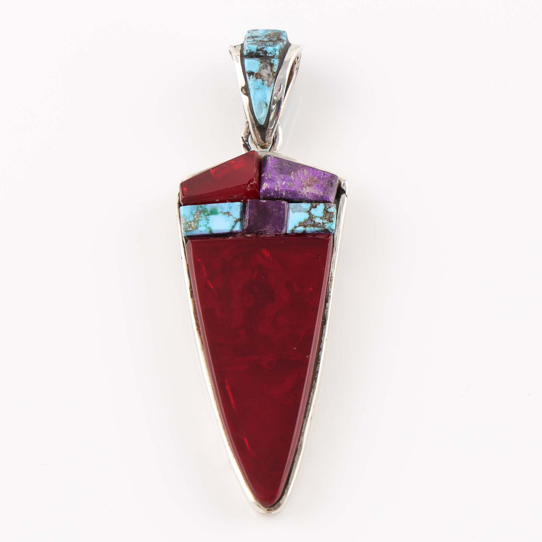 Multi-Stone Inlay Pendant