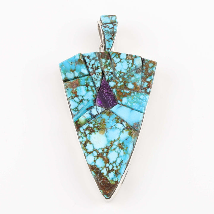 Turquoise and Sugilite Pendant
