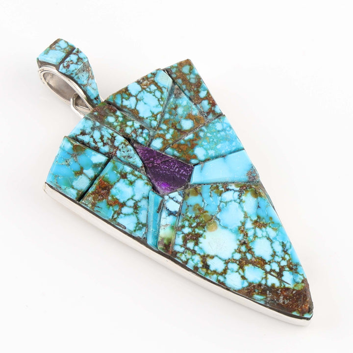 Turquoise and Sugilite Pendant