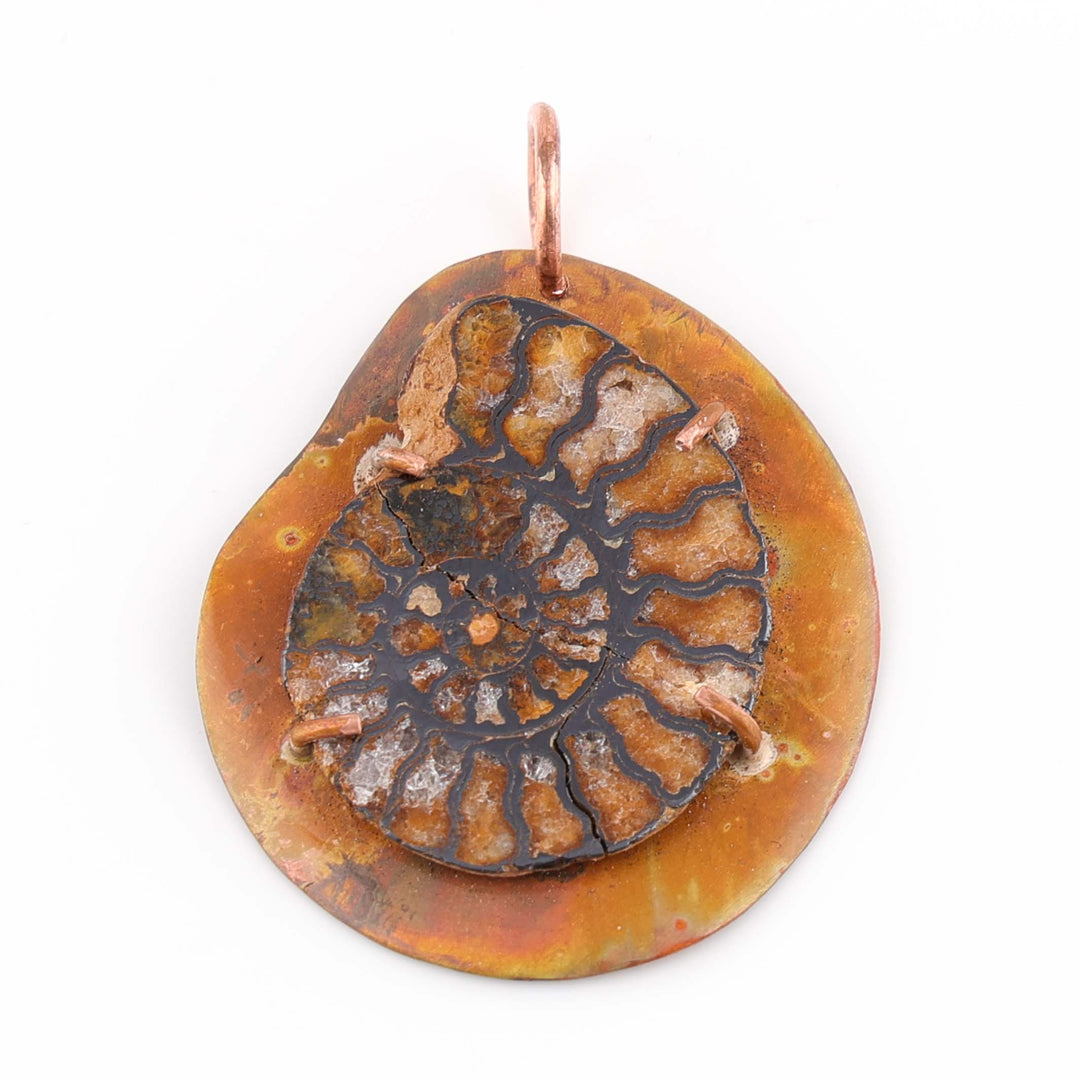 Ammonite Fossil Pendant