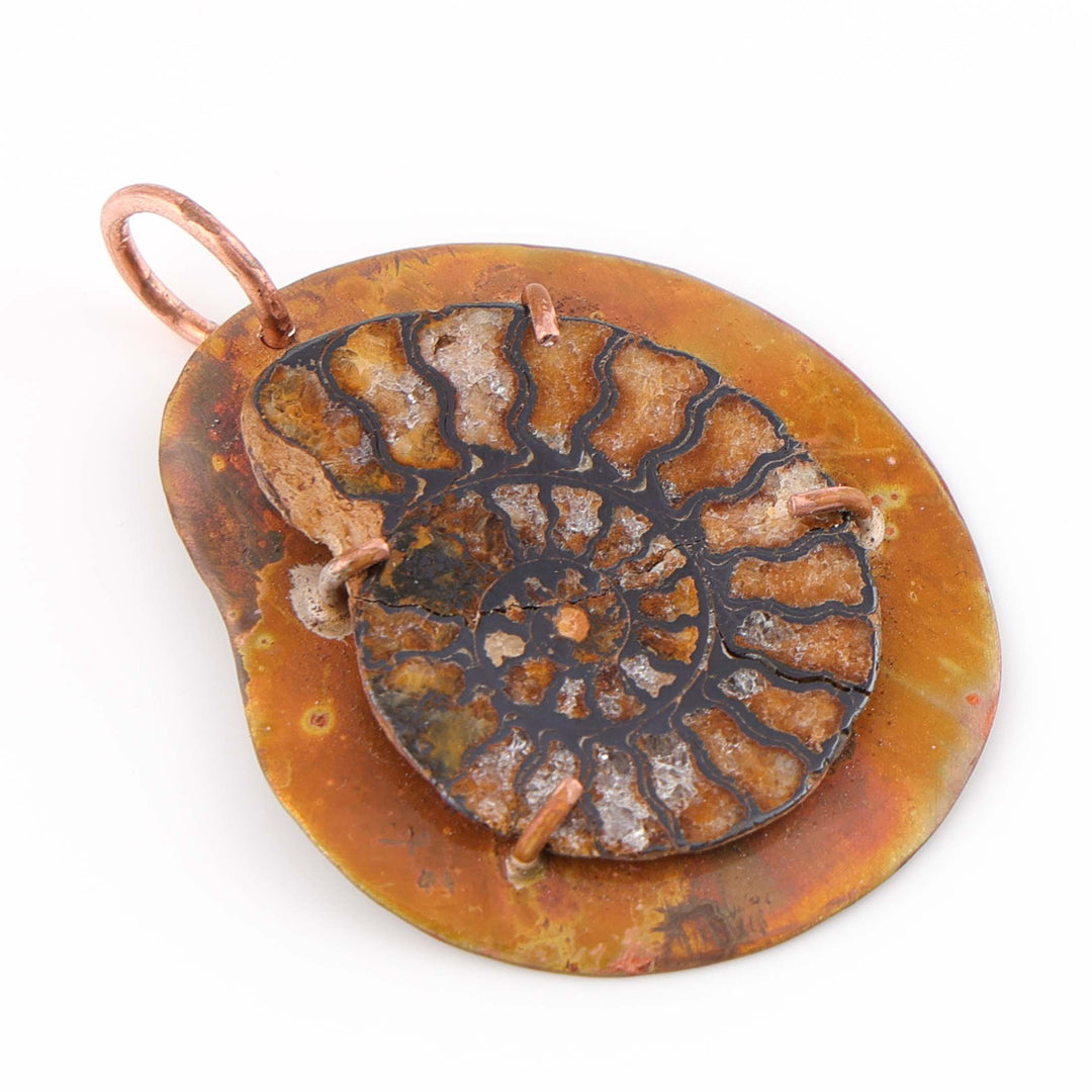 Ammonite Fossil Pendant