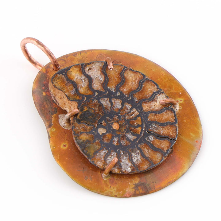 Ammonite Fossil Pendant