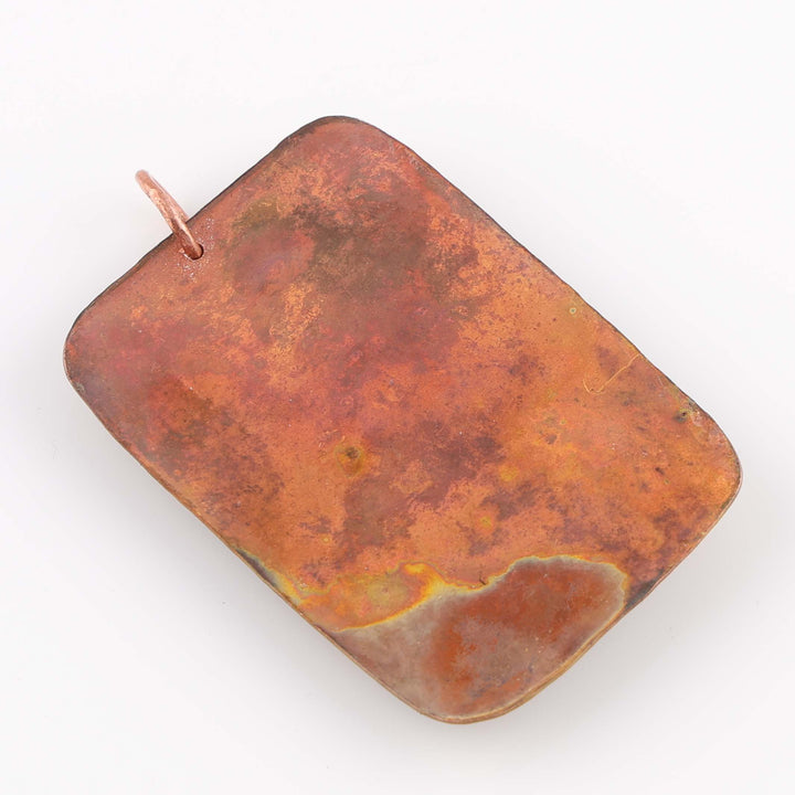 Chalcedony and Copper Pendant