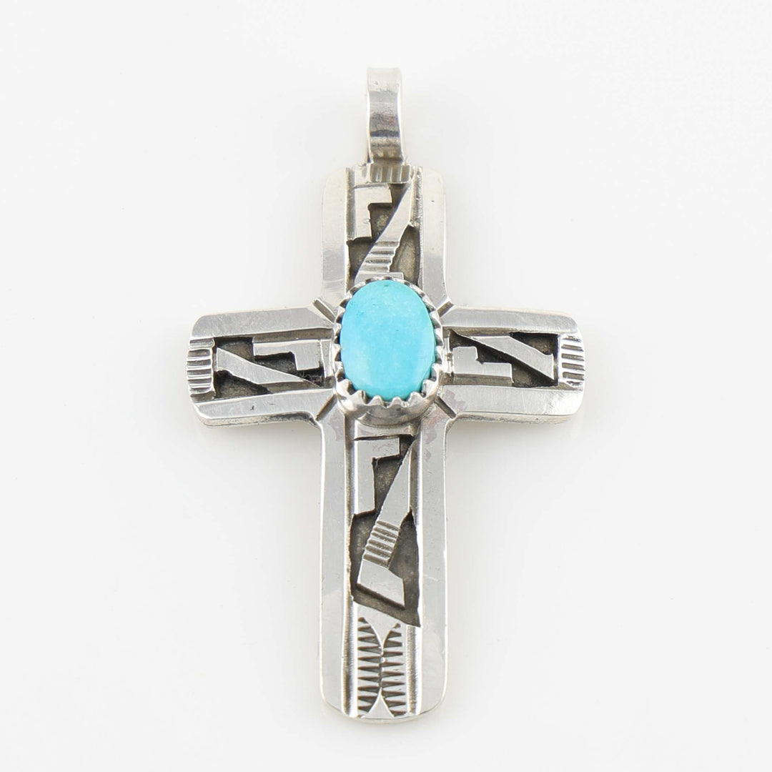 Turquoise Cross Pendant