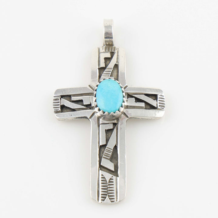 Turquoise Cross Pendant