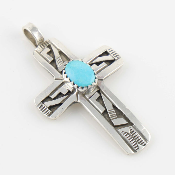 Turquoise Cross Pendant