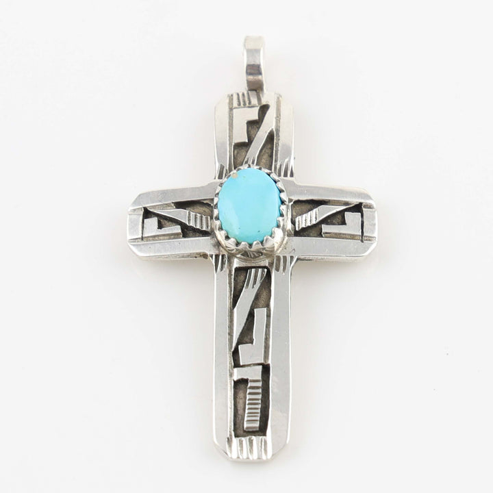 Turquoise Cross Pendant