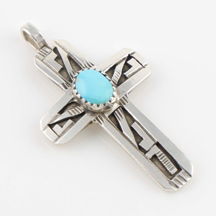 Turquoise Cross Pendant