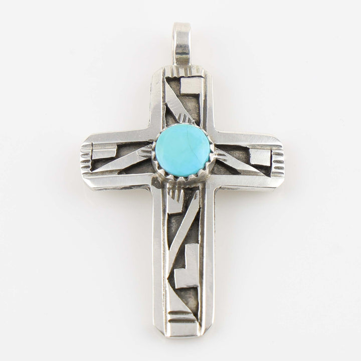Turquoise Cross Pendant