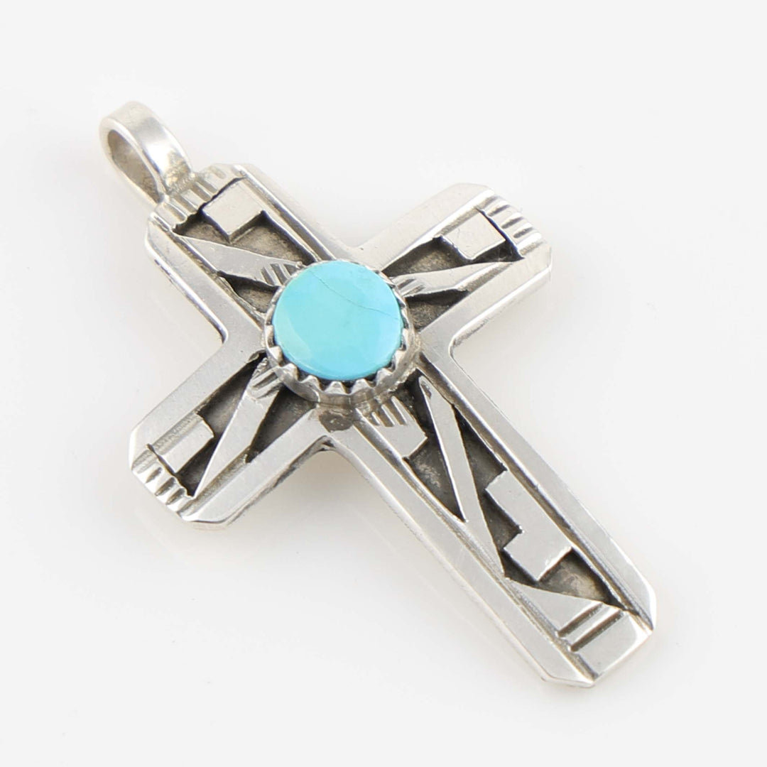 Turquoise Cross Pendant