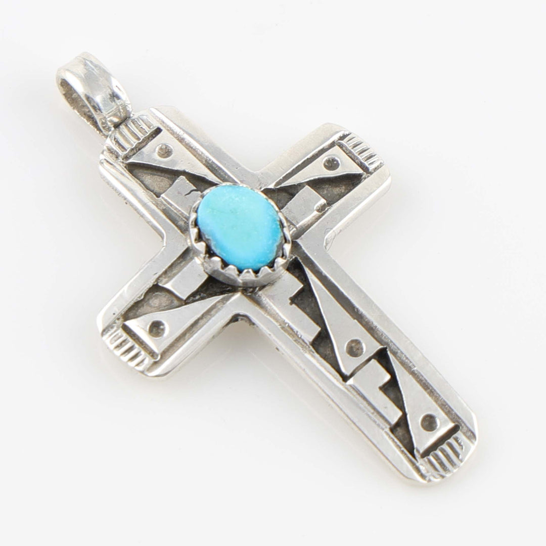Turquoise Cross Pendant