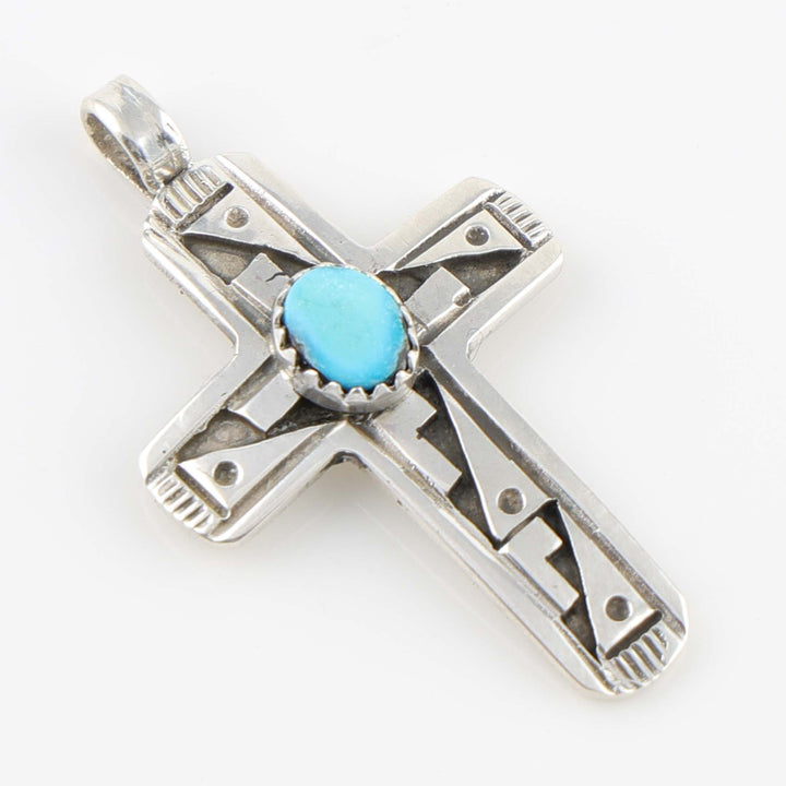 Turquoise Cross Pendant