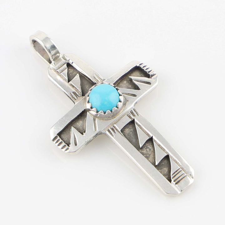 Turquoise Cross Pendant