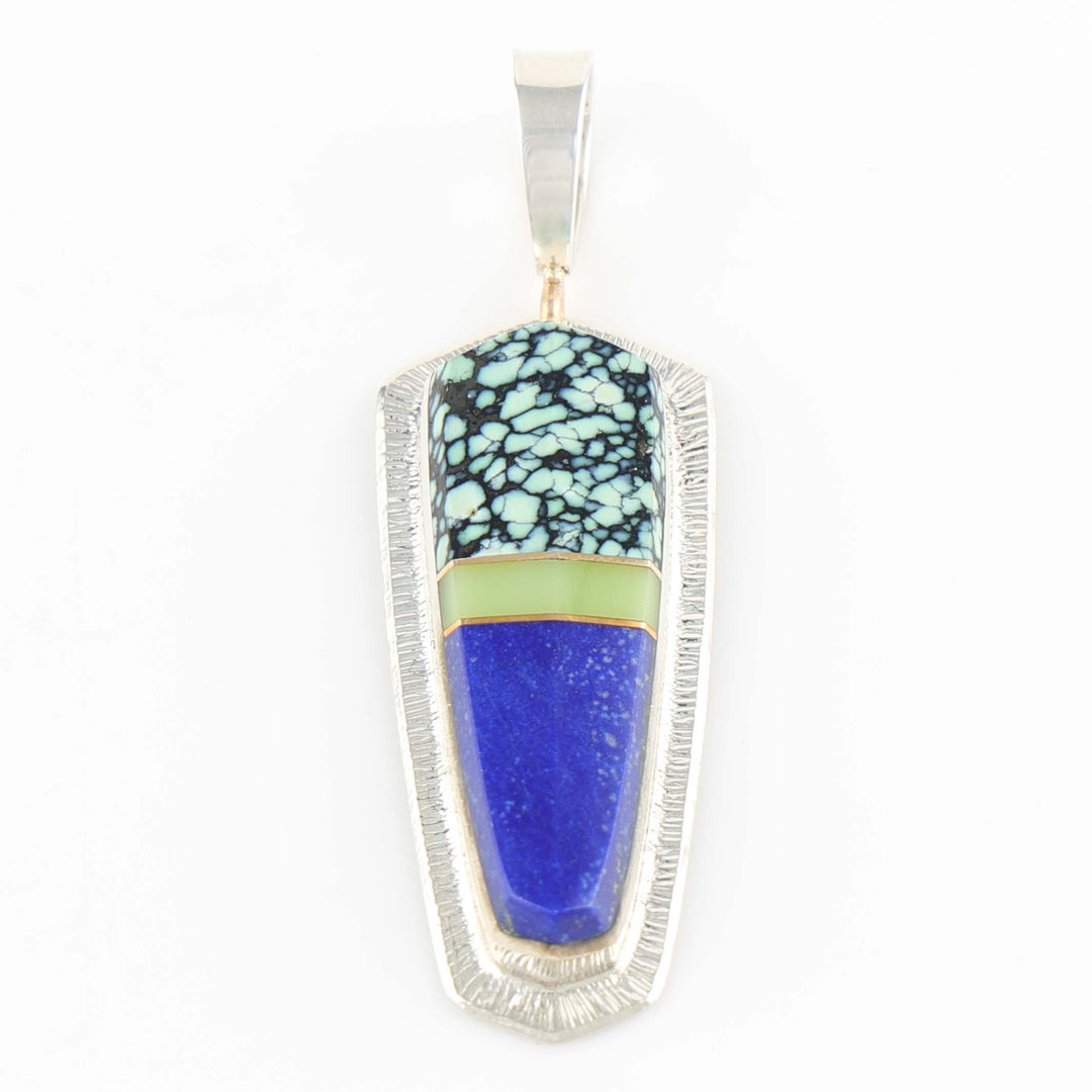 Multi-Stone Inlay Pendant