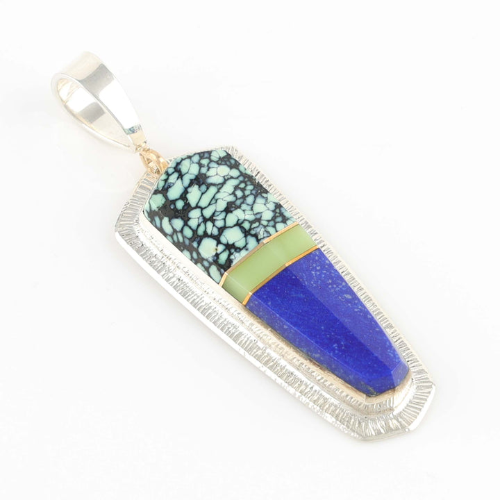 Multi-Stone Inlay Pendant