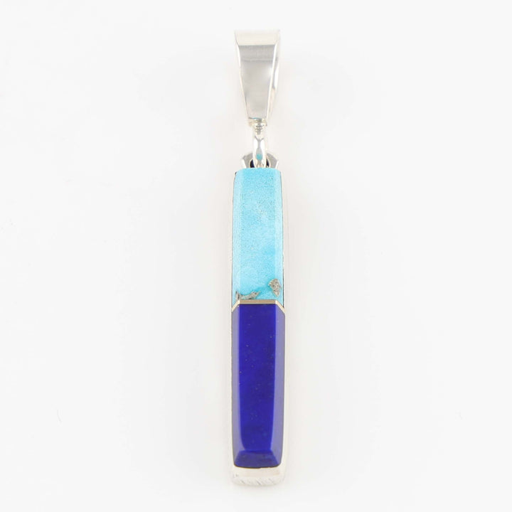 Turquoise and Lapis Pendant