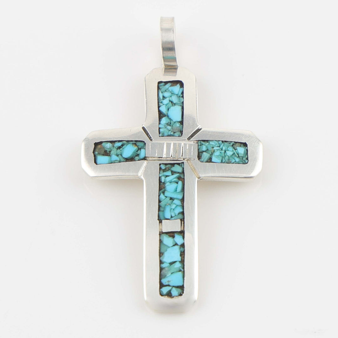 Turquoise Cross Pendant