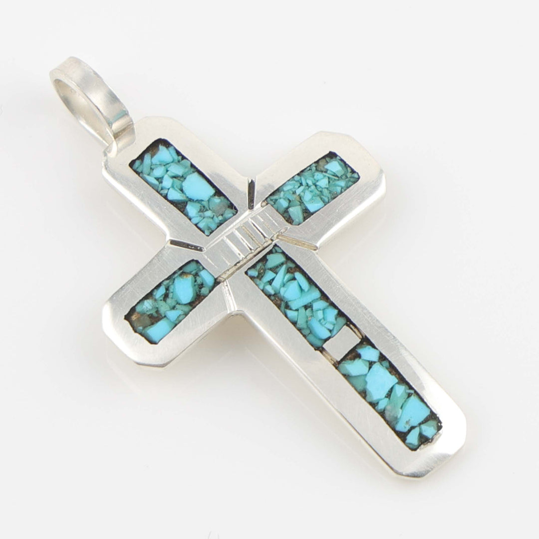 Turquoise Cross Pendant