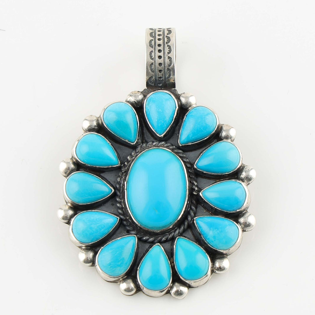Sleeping Beauty Turquoise Pendant