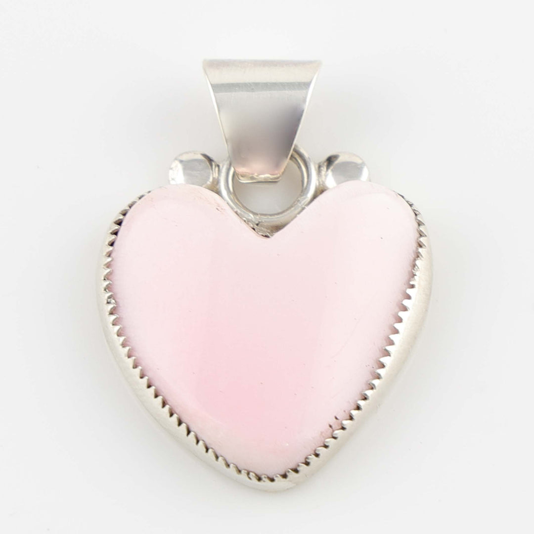 Conch Shell Heart Pendant
