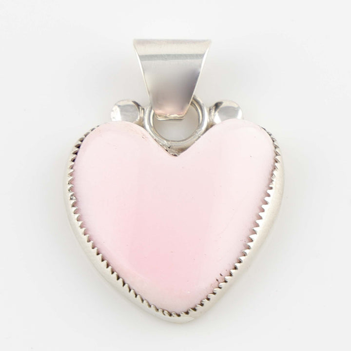 Conch Shell Heart Pendant