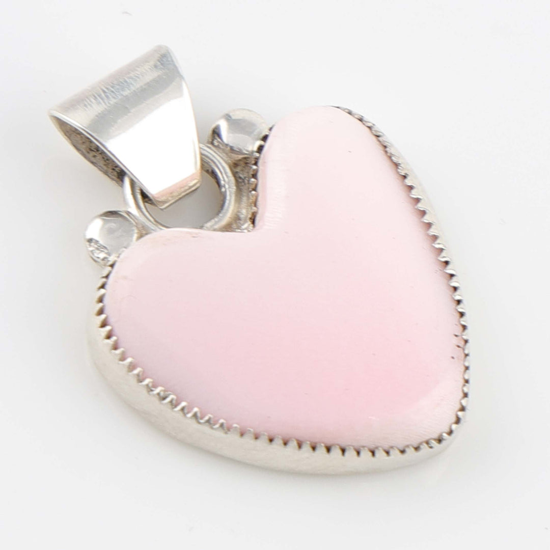 Conch Shell Heart Pendant
