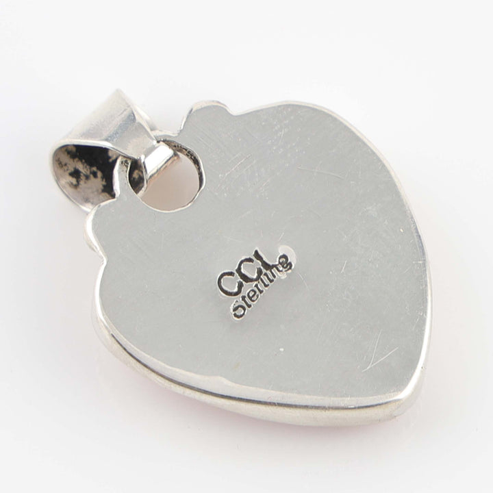Conch Shell Heart Pendant