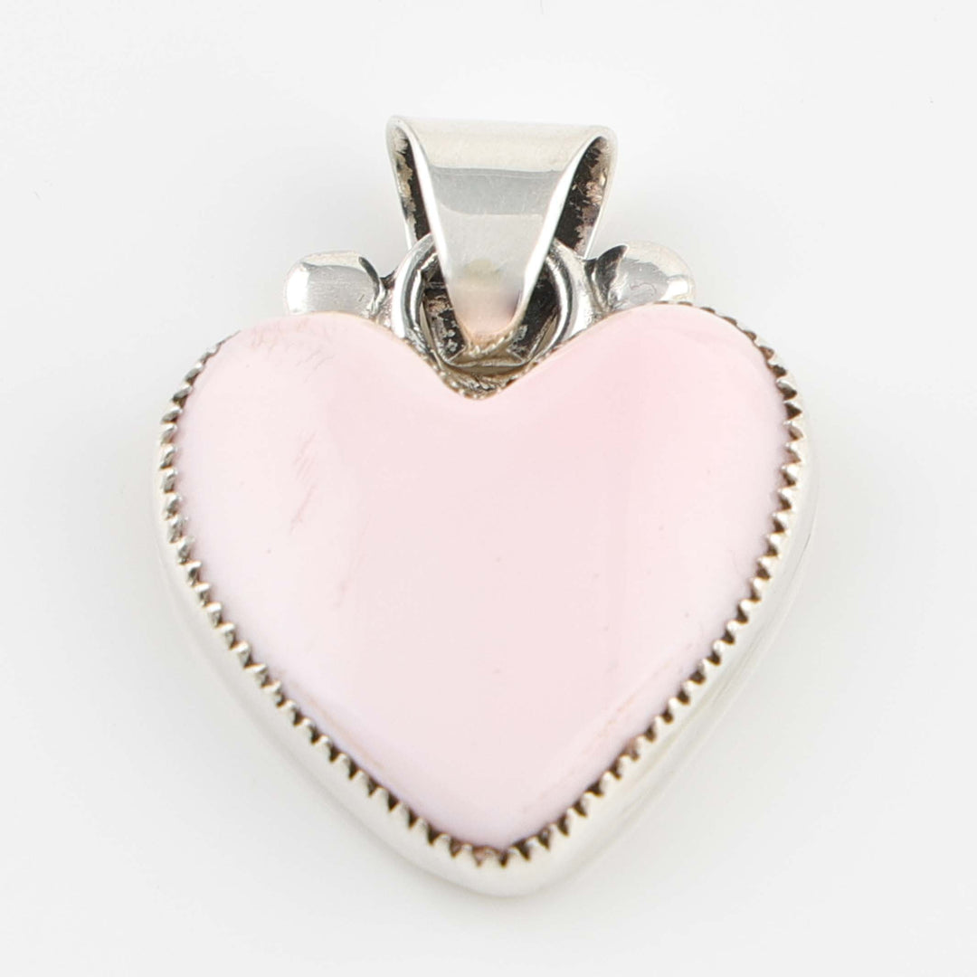 Conch Shell Heart Pendant