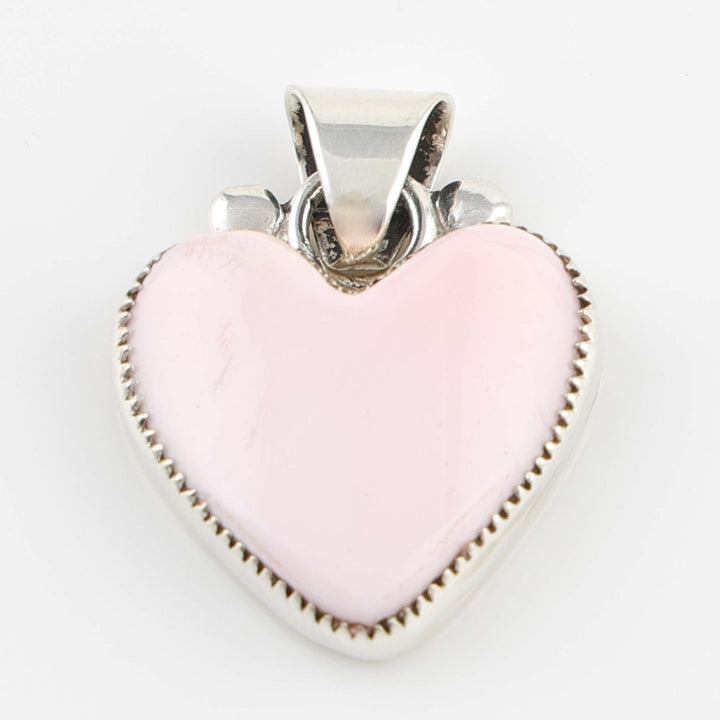 Conch Shell Heart Pendant